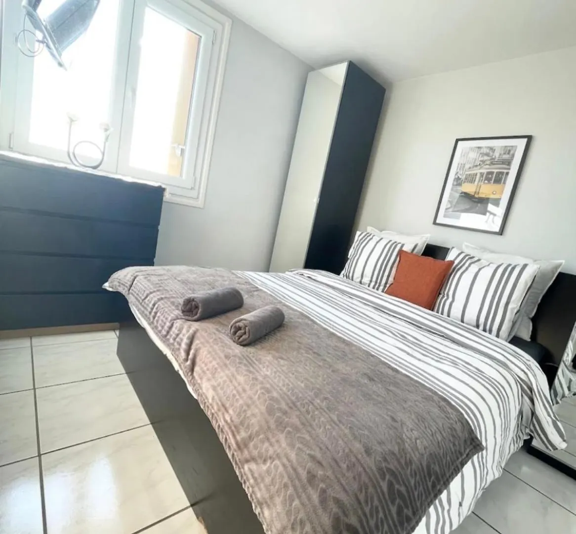 Spacious &Nice Apartment With Balcony And Parking Villeurbanne